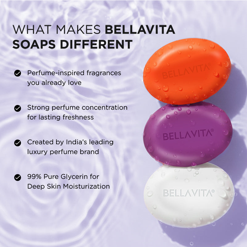 Perfumed Bathing Bar (Soap) For Women - 3 x 100g