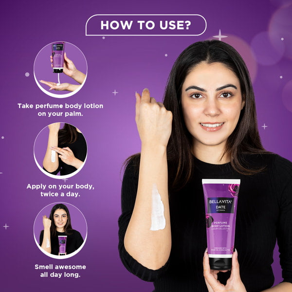Perfume body lotion