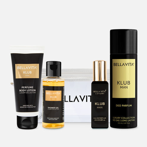 Bath and body travel kit for men