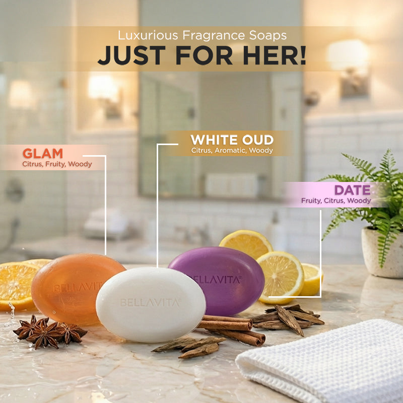 Perfumed Bathing Bar (Soap) For Women - 3 x 100g