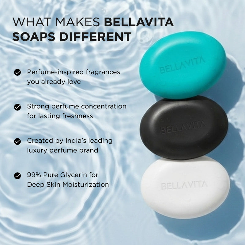 Perfumed Bathing Bar (Soap) For Men - 3 x 100g