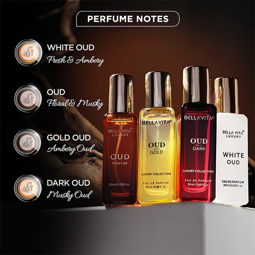 Luxury Oud Experience Perfume Set - 4 x 20ml
