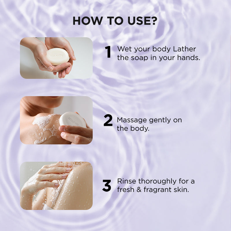 Perfumed Bathing Bar (Soap) For Women - 3 x 100g