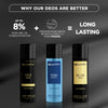 Deodorant Gift Set For Men (Pack Of 3) - 150ml Each